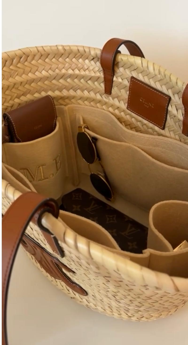 Celine basket with LuLu felt organizer
