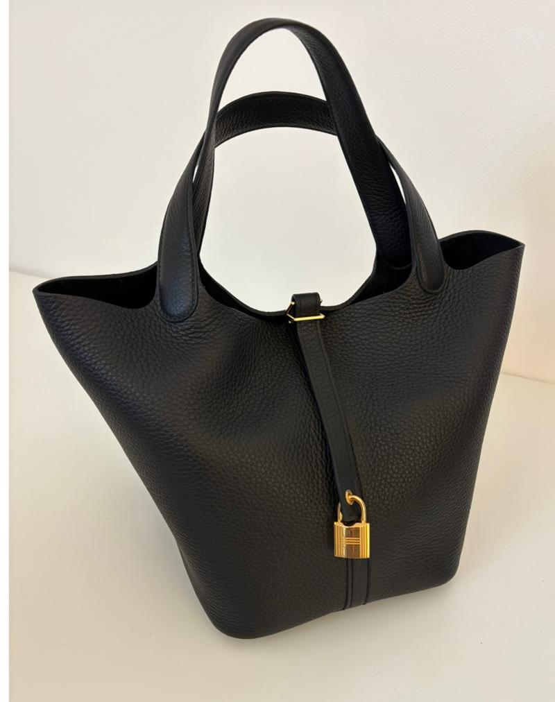 Hermès Picotin with LuLu felt organizer